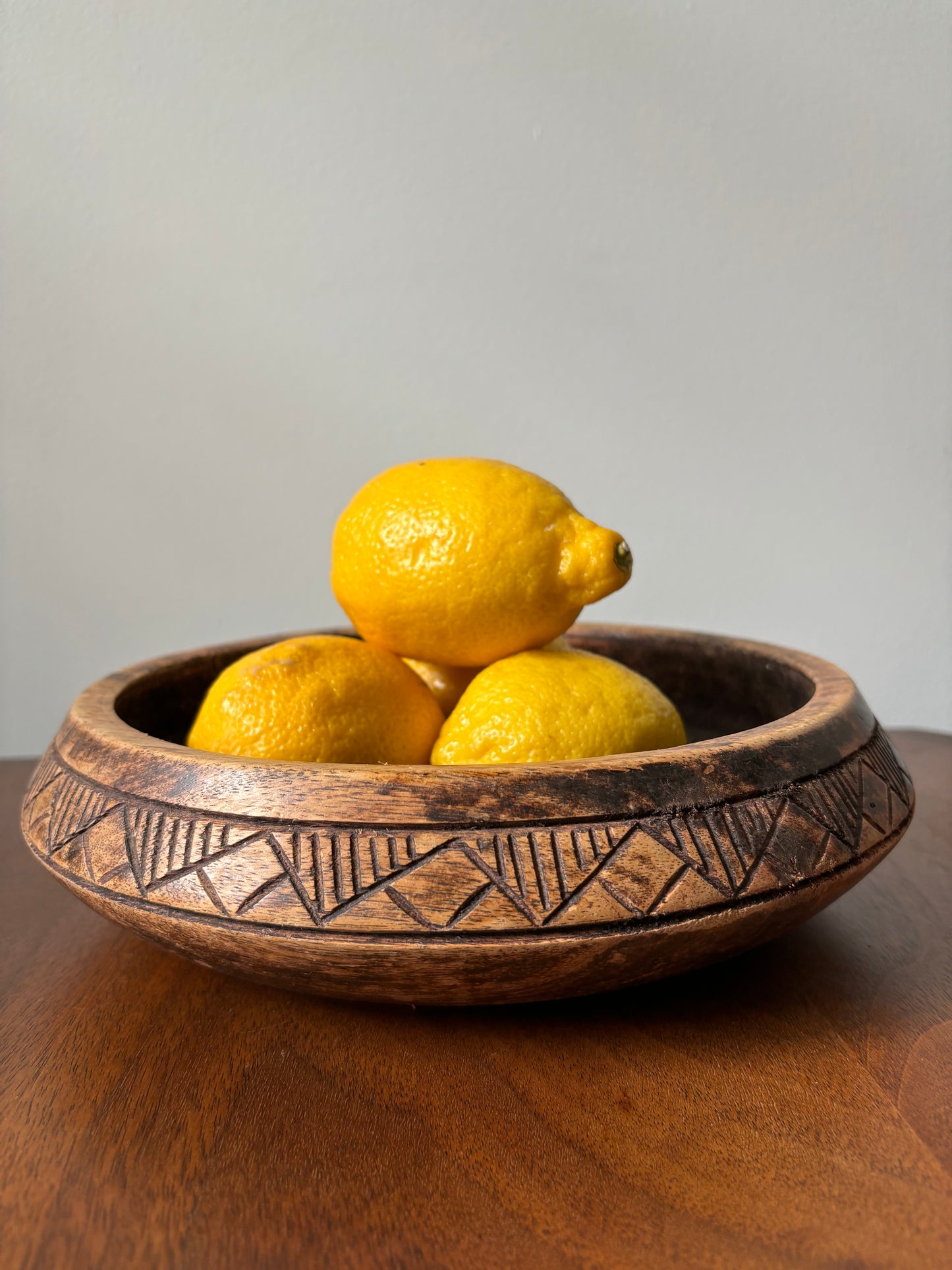 Antique Wooden Bowl